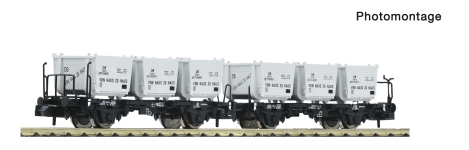 Fleischmann 6660106 - N - Behältertragwagen von Haus zu Haus, DB, Ep. III